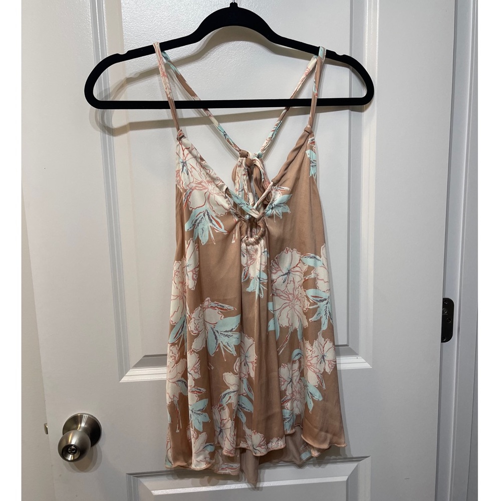 Silk Floral Tank